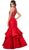 Nox Anabel - 8330 Beaded High Neck Ruffled Mermaid Evening Gown