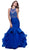 Nox Anabel - 8332 Sleeveless Halter Neck Beaded Long Mermaid Dress