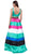 Two-Piece Bateau Mikado Evening Dress