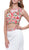 Sleeveless Embellished High Neck Two-Piece Long Mermaid Dress