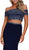 Two Piece Beaded Off-Shoulder Evening Dress