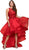 Nox Anabel - 8304 Bejeweled Lace Bodice High-Low Tulle Gown
