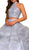 Lace Bodice Illusion High Neck Ballgown