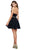 Nox Anabel - 6225 Illusion High Halter Lace Cocktail Dress