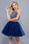 Nox Anabel - Two Piece Embellished Cocktail Dress 6327 in Blue
