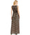Adrianna Papell - V-Neckline Embellished Lace Dress 91927460 in Black and Neutral