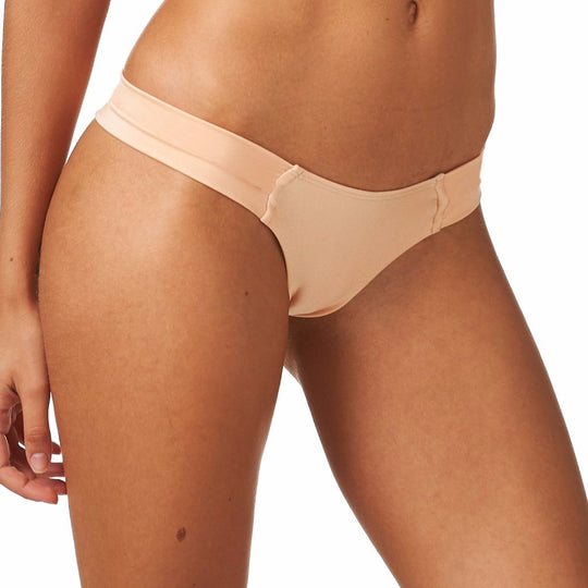 Nude Peach Uno Bikini Bottom