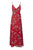 Nanette Nanette Lepo - NX8S19J22 Printed V-neck Long A-line Dress In Red and Print