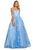 Sherri Hill - 52759 Embroidered Sweetheart Ballgown Dress In Blue
