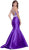 Illusion Halter Beaded Bodice Mermaid Gown