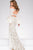 Off the Shoulder Prom Dress  With  Bell Sleeves 45894
