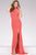 Jersey Open Back High Neck Prom Dress 48380