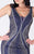 MNM COUTURE - P10171 Rhinestone Studded Illusion Side Long Gown In Blue and Silver