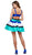 Sleeveless Bateau Mikado Short Party Dress