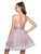 Blush by Alexia Designs - 11800 Beaded Bodice Strappy Back Dress In Pink