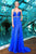 99956 Crystal Accented Sweetheart A-line Dress