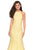 La Femme - 27289 Jewel Studded Lace Trumpet Gown In Yellow