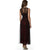 Patra - Sleeveless Sequined Bodies Long Dress 12662 in Purple