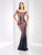 Clarisse - 3586 Off Shoulder Sequin Ombre Prom Dress in Pink
