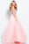 JVN52131 Strapless Adorned Tulle Ballgown