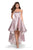La Femme - 27783 Strapless Sweetheart High Low A-line Dress In Pink