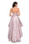 La Femme - 27783 Strapless Sweetheart High Low A-line Dress In Pink