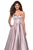 La Femme - 27322 Plunging Sweetheart Pleated Ballgown In Pink