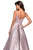 La Femme - 27322 Plunging Sweetheart Pleated Ballgown In Pink
