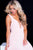 Jovani - Plunging V-neck A-line Evening Dress JVN52179 In Pink