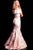 59666 Two-Piece Off-Shoulder Mermaid Gown