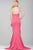 Fitted Strapless Dress JVN31147