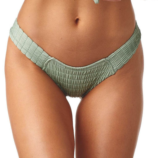 Pistache Scrunch Uno Bikini Bottom