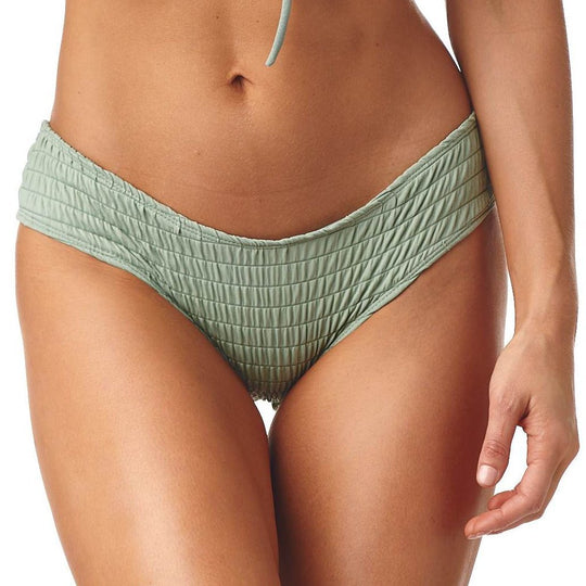 Pistache Scrunch Nu-Micro Bikini Bottom