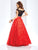 Clarisse - 3580 Two Piece Plaid Contrast Prom Dress in Black and Red