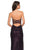 La Femme - Fully Sequined Deep Sweetheart Sheath Dress 27670 In Purple
