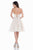 Terani Couture - 1621H1045 Lace Sweetheart A-Line Dress in White