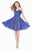 Terani Couture - 1621H1045 Lace Sweetheart A-Line Dress in Blue