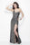 Primavera Couture - 1122 Sequined Sheath Dress in Black