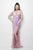 Primavera Couture - 1148 Sequined Sweetheart Sheath Gown in Pink