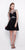 Primavera Couture - 1312 Cap Sleeve Sequined Mini Dress in Black