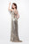 Primavera Couture - 1504 Bedazzled Sweetheart Sheath Dress in Neutral