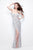 Primavera Couture - 1517 Strapless Sweetheart Sequined Gown - 1 pc Nude in Size 10 available