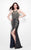 Primavera Couture - 1574 Sequined Sheath Long Dress in Gray