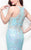Primavera Couture - 1574 Sequined Sheath Long Dress in Blue