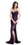 Primavera Couture - 9513 Strapless Glittering Evening Gown in Black