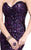Primavera Couture - 9513 Strapless Glittering Evening Gown in Black