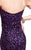 Primavera Couture - 9513 Strapless Glittering Evening Gown in Black