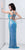 Primavera Couture - 9865 Flashing V-Neck Sequined Evening Gown in Blue