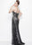 Primavera - 9982 Strapless Sequined Evening Gown in Black