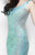 Primavera - 9988 Asymmetrical Sequined Evening Gown in Blue